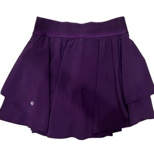 lululemon Court Rival Dramatic Magenta (eggplant) Women's Skirt - size 2